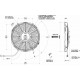 Вентилятор осевой Spal VA09-BP8/C-54S ◯ 280 мм