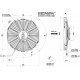 Вентилятор осевой Spal VA10-BP50/C-25A ◯ 305 мм