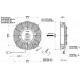 Вентилятор осевой Spal VA14-BP7/C-34S ◯ 190 мм