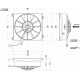 Вентилятор осевой Spal VA17-BP70/LL-39S ◯ 255 мм
