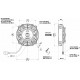 Вентилятор осевой Spal VA22-BP7/C-64A ◯ 167 мм
