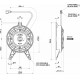 Вентилятор осевой Spal VA25-AP11/C-50A ◯ 167 мм