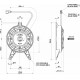 Вентилятор осевой Spal VA25-BP11/C-50S ◯ 167 мм