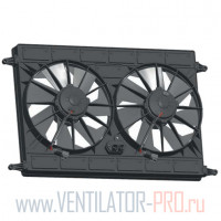 Вентилятор осевой Spal VA71-BP78/LL-BP79/LL/F-66A двойной ◯ 305 мм