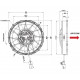 Вентилятор осевой Spal VA89-ABL320P/N-94A ◯ 305 мм