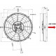 Вентилятор осевой Spal VA97-ABL322P/N-103A ◯ 405 мм