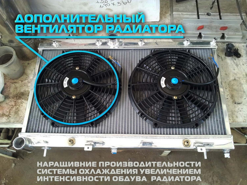 Дополнительный вентилятор охлаждения для авто и спецтехники. Наращиваем производительность системы охлаждения увеличением обдува радиатора.