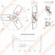 Крыльчатка антистатическая PAGAS.300.6-3.P3HR.40°.30.41-3, 3 лопасти, до 3940 м3/час, до 7000 об/мин